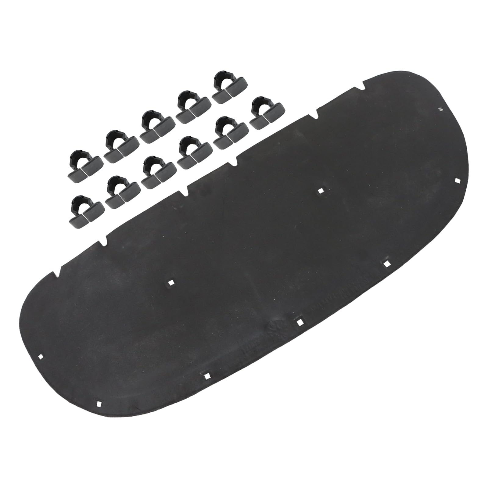 Motorhauben-Isoliermatte mit Clips Vorne Kompatibel mit VW Sharan Kompatibel mit Seat Alhambra 2010-2022 7N0863831