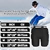 EULANT Short de Protection Rembourré pour Snowboard/Ski/Patinage sur Glace/Ski à roulettes/Vélos/Skate, Protection Hip Pad, Coussinets de Protection 3D pour Hanche / Cul / Coccyx