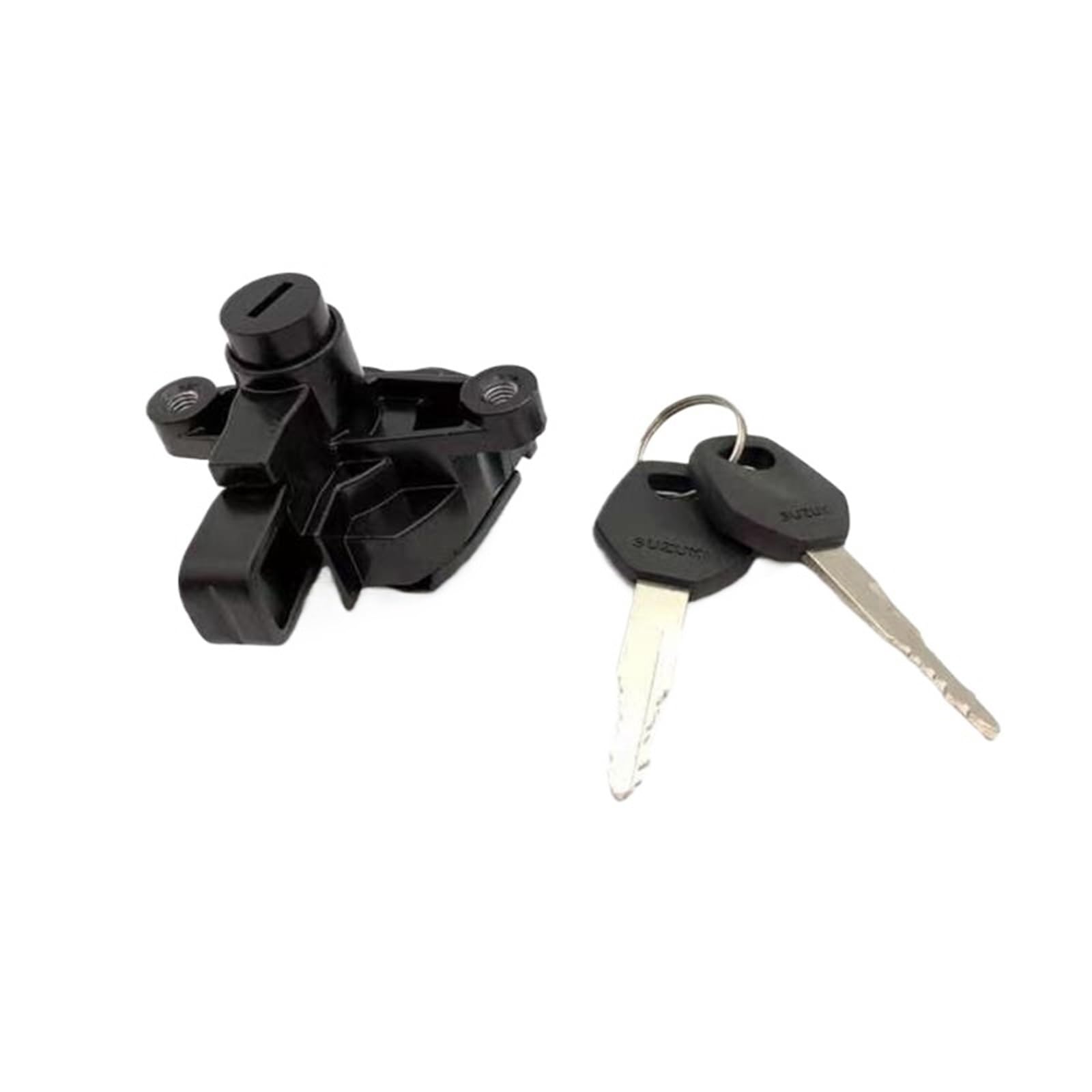 Cerradura de motocicleta Compatible con Suzuki Haojue EN125-2 EN125-2A interruptor de bloqueo de ignición de motocicleta llave tapa de tanque de combustible Interruptor de Encendido