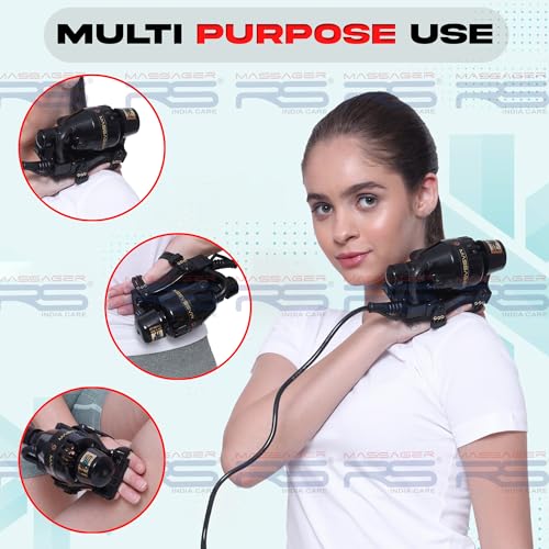 Image of Professional Electric Head Massager - Deep Tissue Scalp Relaxer with Floating Vibration Tech | Stress Relief for Migraines & Hair Growth | Dual Speed, Ergonomic Handheld Design (Black)