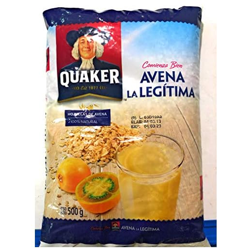 Quaker- Hojuelas de avena 100% natural 500g by Kaptalanshop