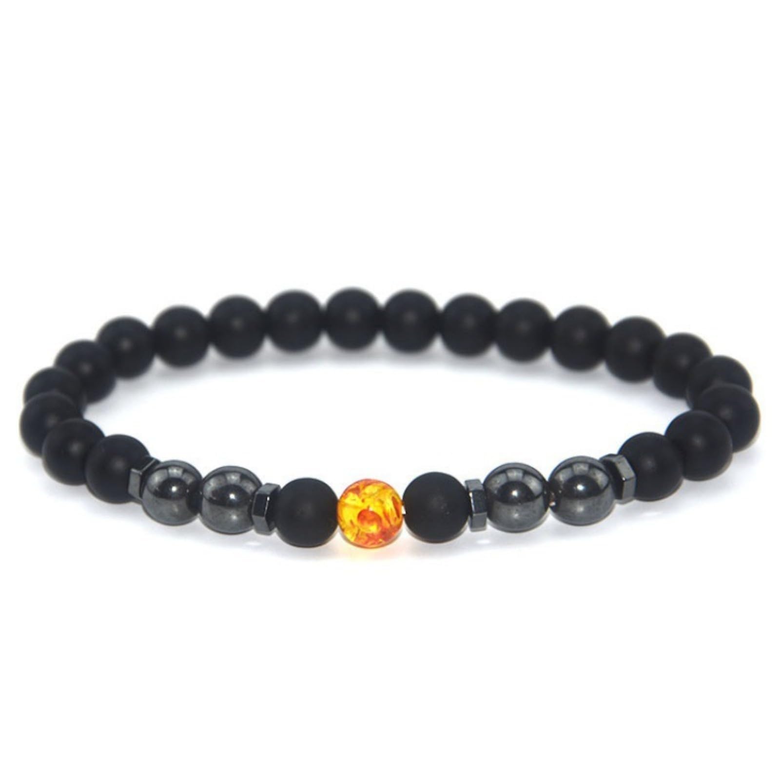 Salty Alpha Fire Alabaster Stone Bracelet for Men & Boys | Beads | Wrist Band | Fancy & Stylish | Birthday Gift | Aesthetic Jewellery | Accessories for Everyday Wear (B0CZHTNCY8) Amazon Price History, Amazon Price Tracker