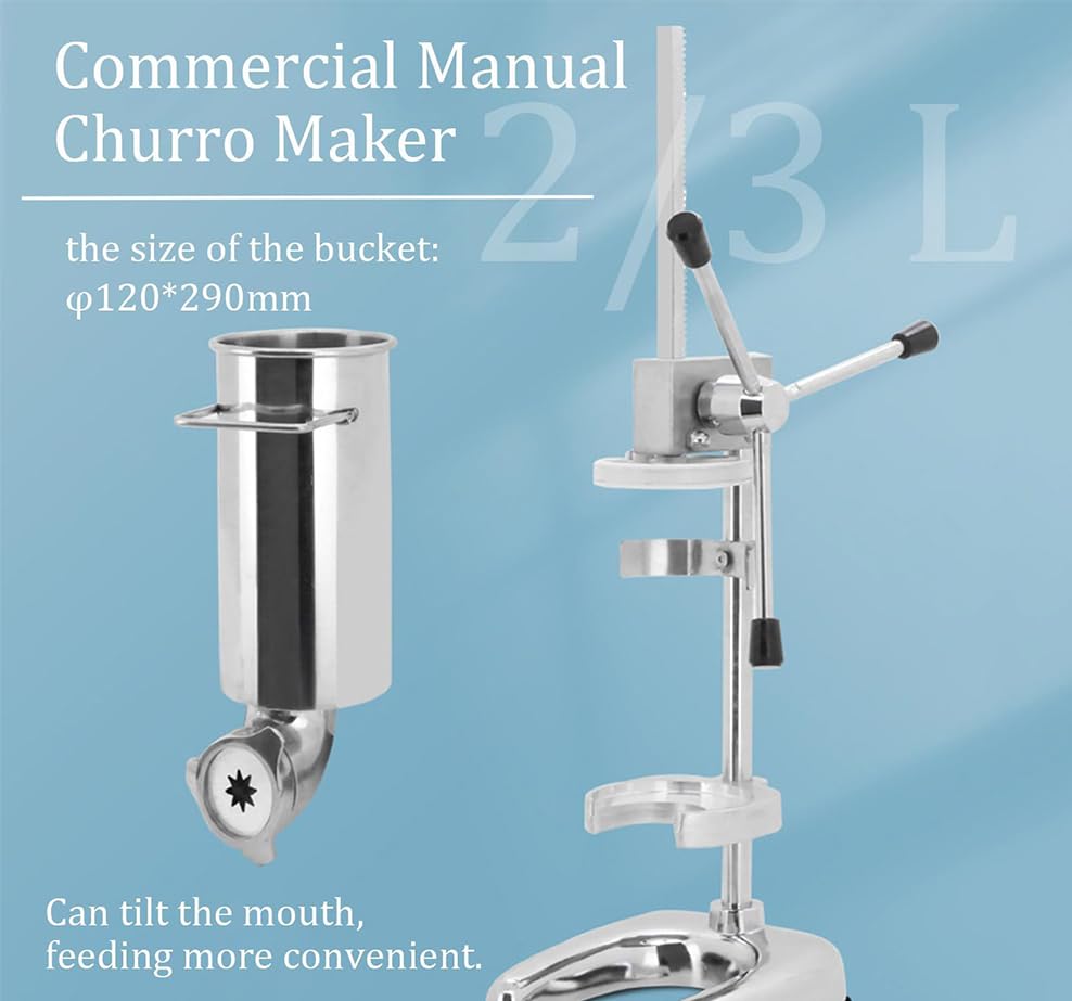 Amazon｜業務用チュロスマシン、ステンレス製縦型スペインチュレラ
