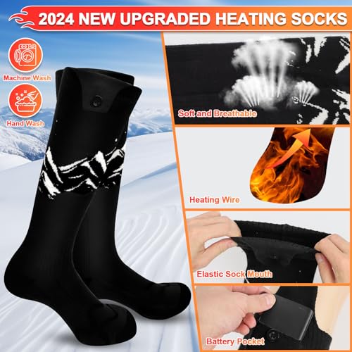 Snow Leopard KEC-5000 Heated Socks For Men Women thumb #4