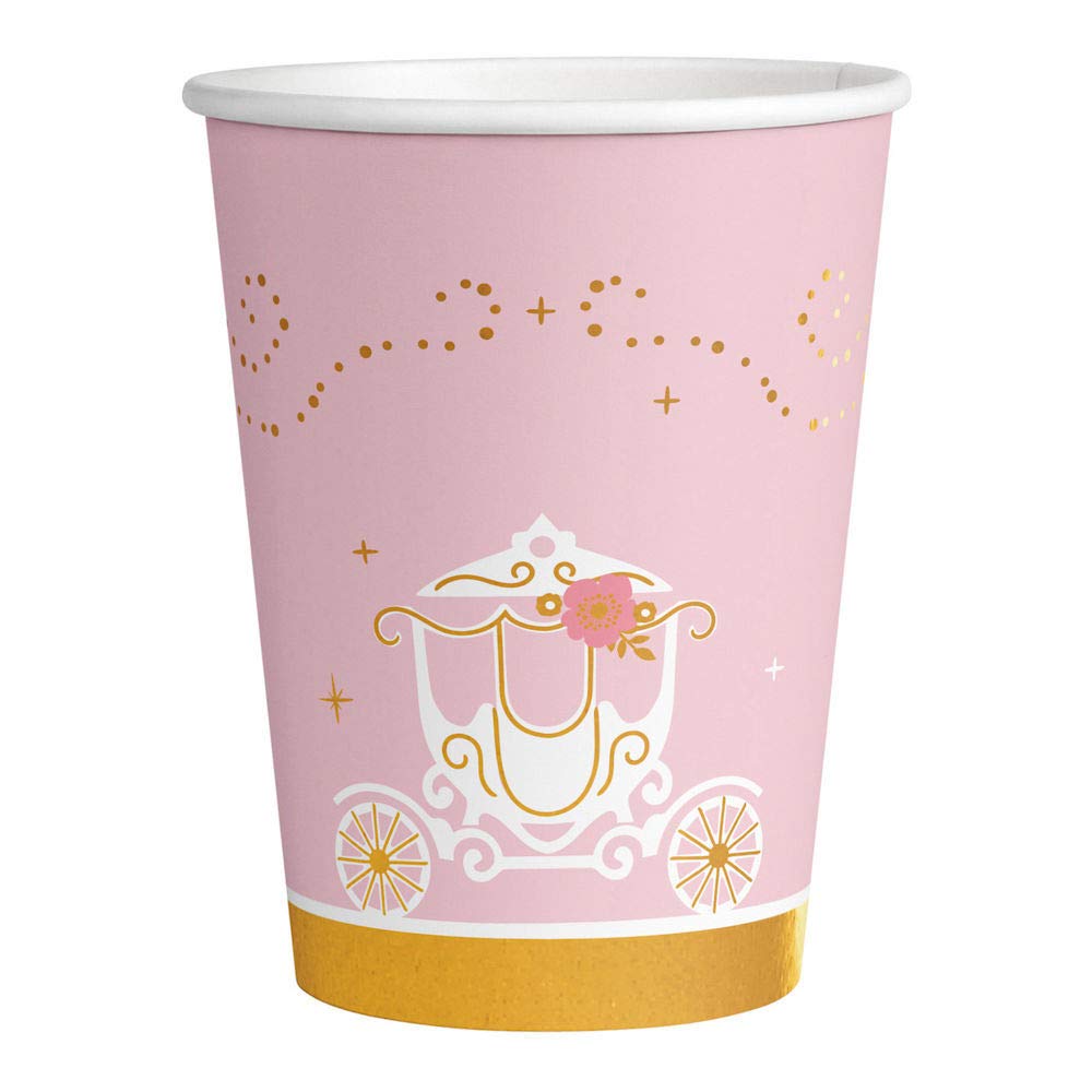 HHO Prinzessin-Party-Set Princess-Party-Set 112tlg. für 16 Gäste Teller Becher Servietten Einladungen Muffinförmchen