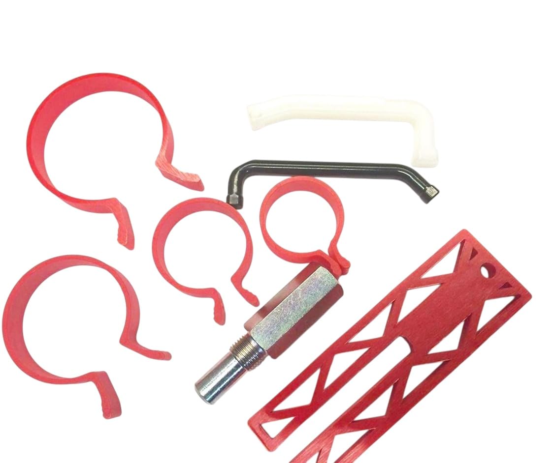 Compatible with Husqvarna, Stihl, Echo, Homelite, Efco Ring Compressor & Piston Stop Tool for Chainsaws Makes Piston and Cylinder Installation Easy!!*
