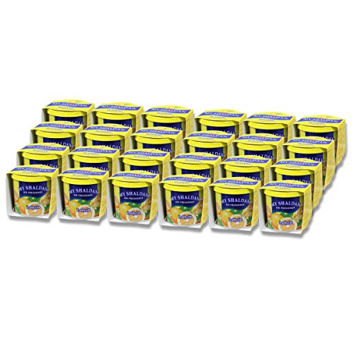Image of Auto Dynasty Pack of 24 My Shaldan Japanese Car Cup-Holder Natural Air Freshener Cans (Lemon Scented)