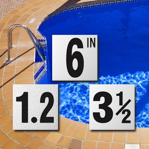Marcador de Profundidad para Piscina Cerámico 5.8" miniatura 4