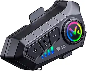 Intercomunicador Sem Fio para Capacete, Sistema de Comunicação para Motociclista