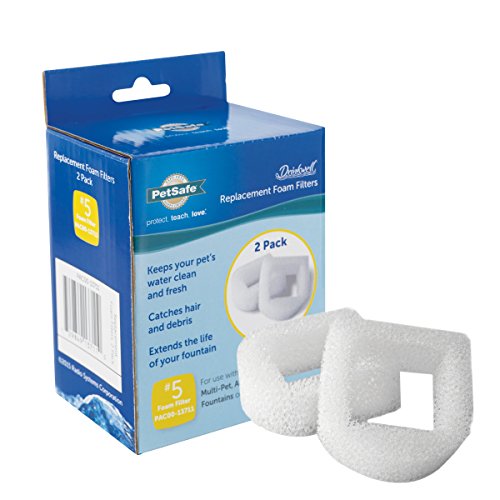 PetSafe Drinkwell Replacement Foam Filters for Dog and Cat Water Fountains
