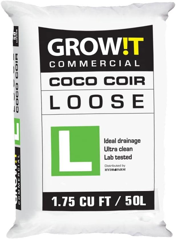 GROW!T GMGP175 GROWT Commercial Coco, Loose, 1.75 cu ft Bag Growing Media