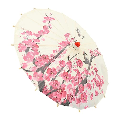 OSALADI - Decoración escénica sombrilla boda paraguas de golf paraguas de papel de disfraces decoración clásica de paraguas decoración de paraguas de vacaciones paraguas retro Madera