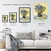 Artery8 Still Life Nature Morte Wall Art Print Framed Poster 12x16 inch Artwork By Van Gogh : Colourful Still Life Painting Perfect For Dining Area Or Hallway Bringing Brightness Texture And Vitality #2