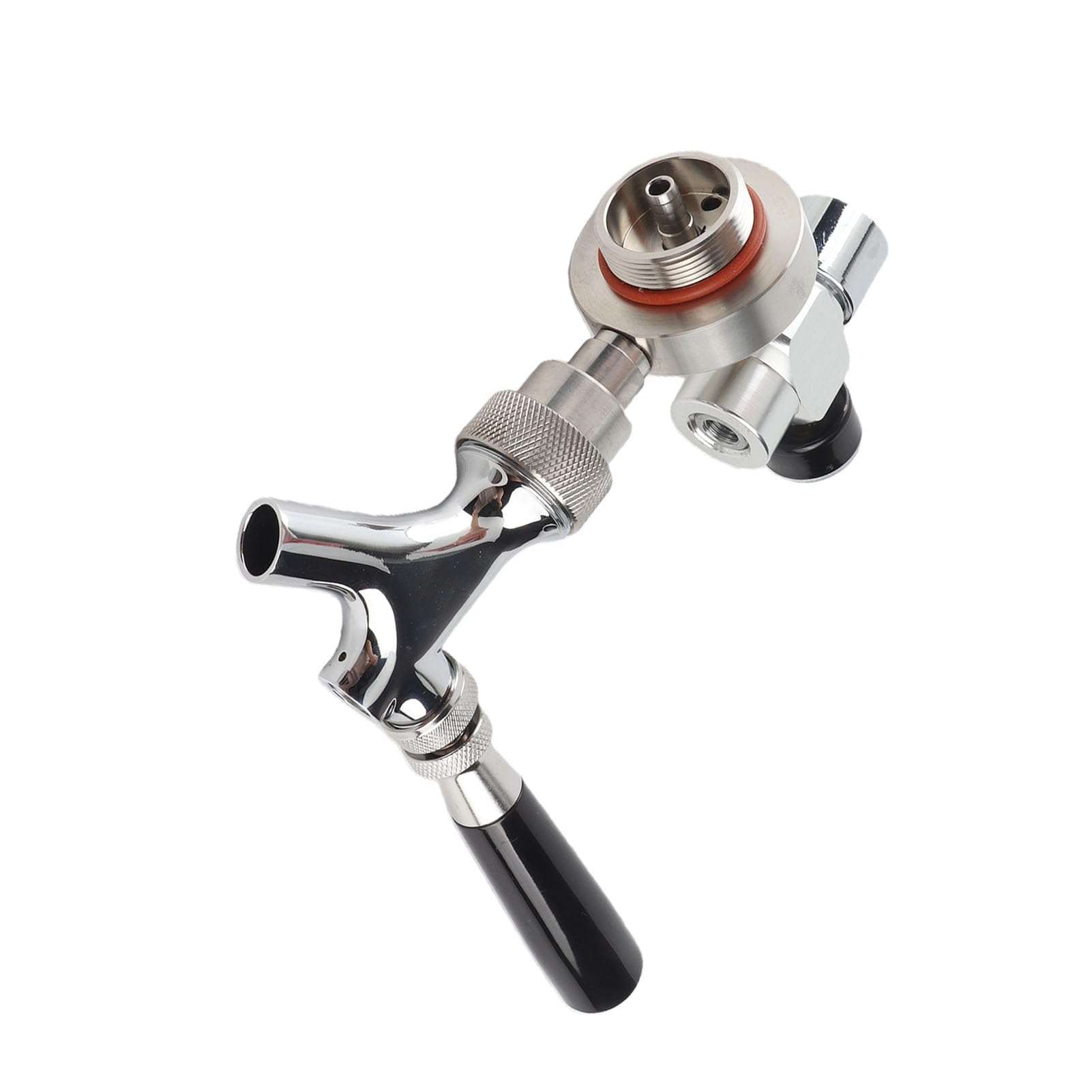 Kit De Distributeur De Robinet De Lance De Bière D'Acier Inoxydable De Robinet De Lances D'Injecteur De Co2 Pour Le Mini Producteur De Bière De Fût De 2L/3.6L/5L