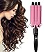 Produktbild Semme Lockenwickler 3 Barrel Rollen Keramik Eisen, Temperatur Einstellbar Tragbare Welle Eisenstab Lockenwickler DIY Lockiges Haar Styling Werkzeuge