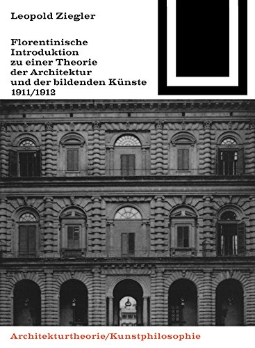 Théorie de l'architecture : livre d'histoire de l'art florentin Bauwelt Fundamente 88