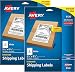 Avery Shipping Address Labels, Inkjet Printers, 250 Labels, Half Sheet Labels, Permanent Adhesive, TrueBlock (5-pack 8126)