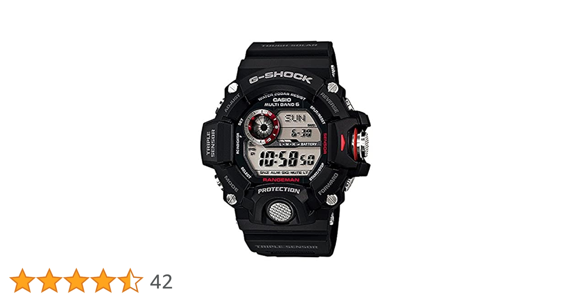 時計 CASIO G-SHOCK GW-9400-1JF Amazon.co.jp: カシオ CASIO Gショック レンジマン 電波