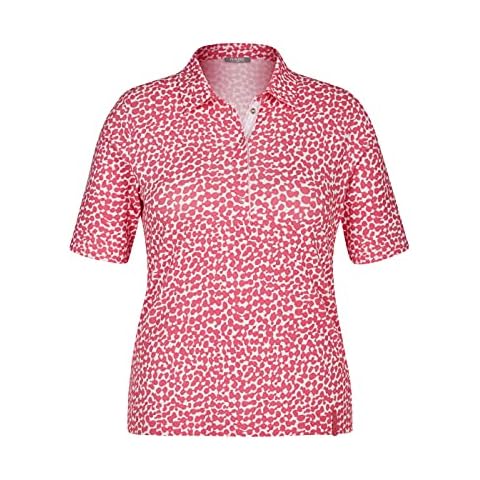 Rabe Damen Shirt mit getupftem Muster und kurzen Ärmeln Cover