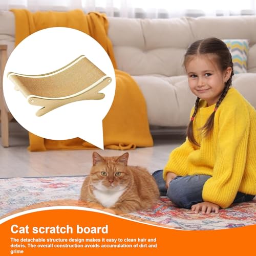 Lit griffoir pour chat robuste en sisal durable de sol - 5