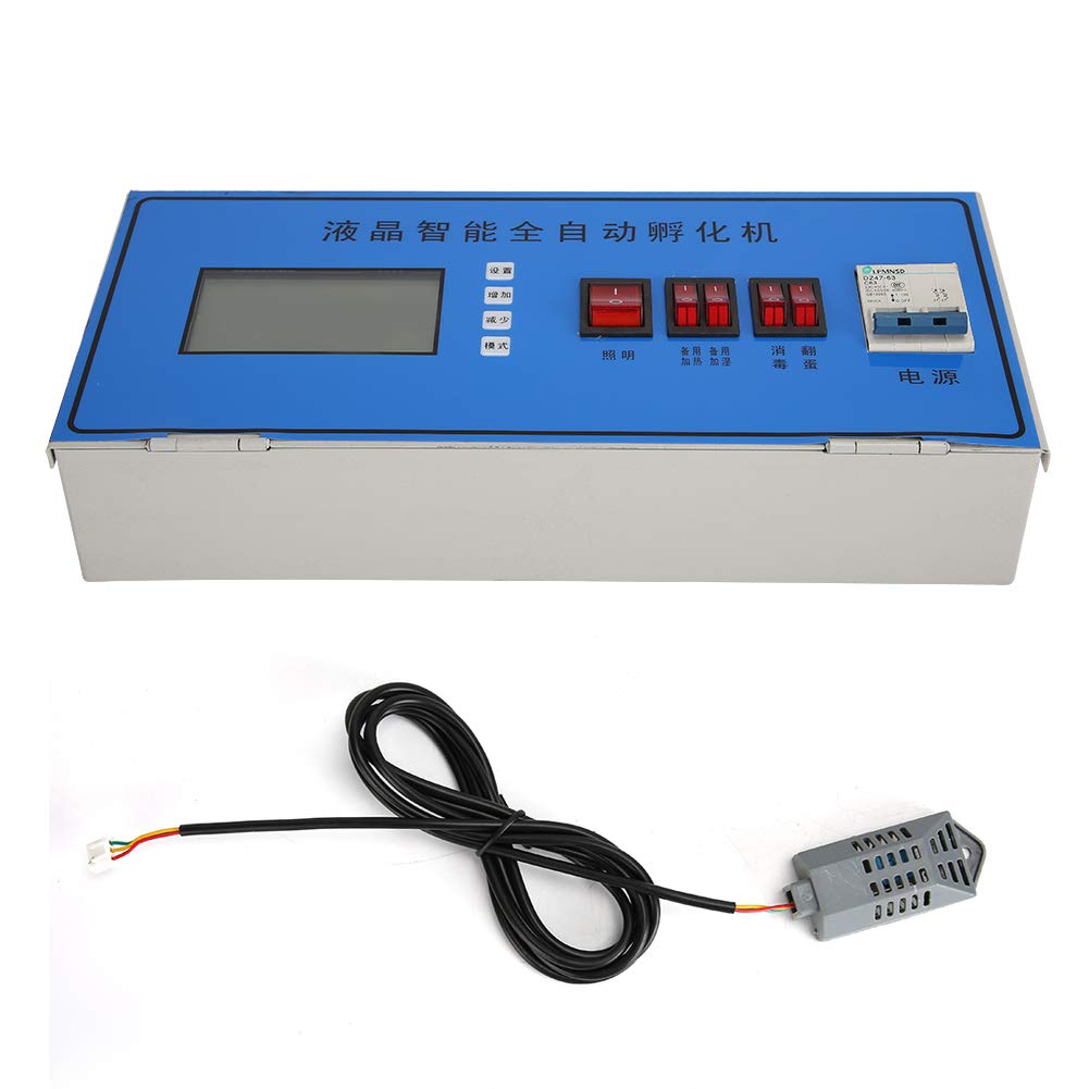 Incubadora Digital automática LCD inteligente, incubadora de huevos de gallina, controlador de temperatura y humedad