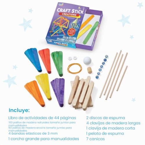 Experimentos científicos STEM de madera con libro de actividades para niños 3