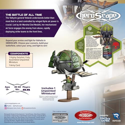 Heroscape Age of Annihilation Air Marshal Zed Nesbitt miniatura 2