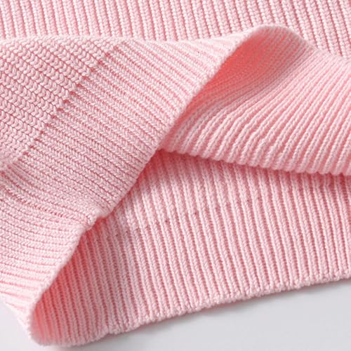 Pull brodé main pour bébé en tricot doux et chaud avec nœud élégant - 4