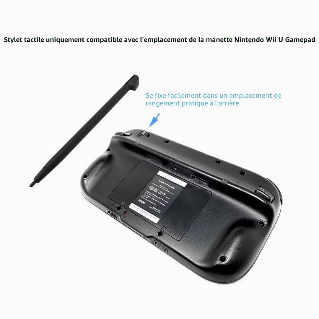 FoneM8® - Set de stylets 5 Pack Of Noir Stylets pour Nintendo Wii U