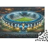 Stadion Nachtansicht 1000 Teile Puzzle Papier Puzzle für Erwachsene Stadtveranstaltung Wohnkultur Entspannung 38x26cm/1000pcs