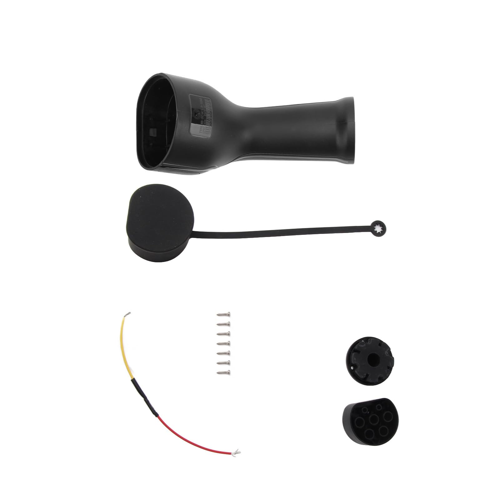 BRRNOO Zestaw Adaptera do ładowania Pojazdów Elektrycznych 32 A z wtyczką Typu 2. Certyfikat IP54 CE TUV do ładowania Pojazdów Elektrycznych (WHITE)