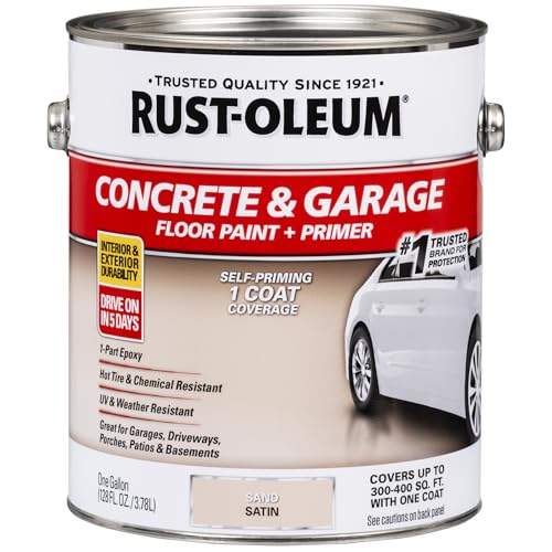 Rust-Oleum 347121 Concrete & Garage Floor Paint and Primer, ...
