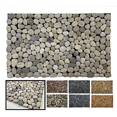 LucaHome - Felpudo Natural de Piedra Rustica Artesanal Cover
