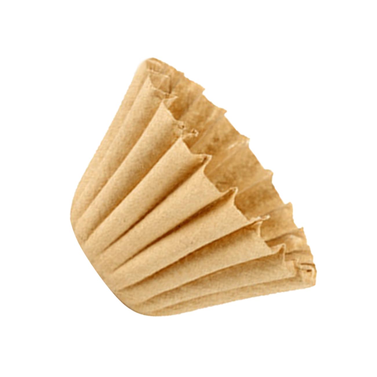 50Pcs Unbleached Cake Shape Coffee Filter Paper for Hand Drip Brewing for Cup Coffee Enjoyment Kitchen