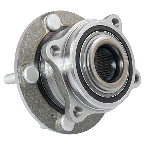 Image of TRQ Left and Right Wheel Bearing and Hub Assembly Set 2 Piece Compatible with 07-14 Hyundai Santa Fe 07-20 Santa Fe AWD 13-14 Sport 13-18 Sport AWD 11-15 Kia Sorento