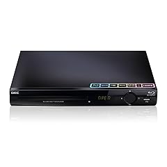 GIEC G2805 1080P Blu-ray DVD Player for TV/Projector, Region A Blu-ray, All DVDs, HDMI, CVBS, Audio L/R, Coaxial Output
