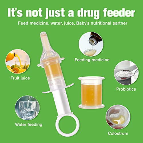 Haakaa Baby Oral Feeding Syringe, Pacifier Liquid Medicine Dispenser With Oral Syringe, Infant Baby Oral Syringe & Dispenser, Newborn Baby Syringe Feeder, 1 Count (Pack Of 1) #TOP2