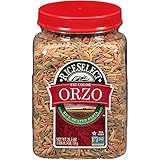 RiceSelect Orzo Tri-Color Pasta, 26.5-Ounce Jars (Pack of 4)