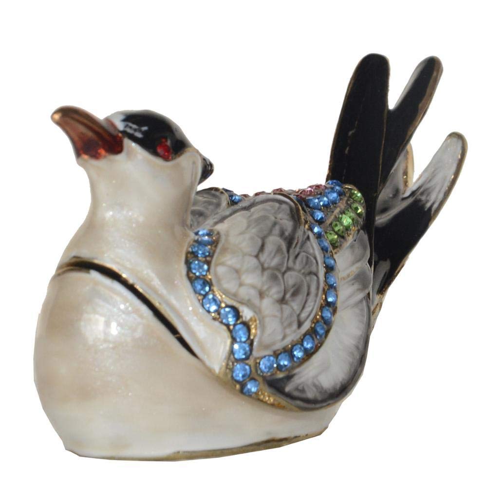Artisanat ornements oiseau boîte de rangement haut de gamme en sculpture