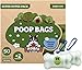 Pogi’s Poop Bags - 50 Rolls (750 Bags) +2 Dispensers - Large, Earth-Friendly, Scented, Leak-Proof Pet Waste Bag