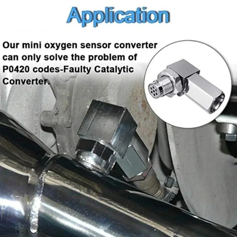 Catalyseur d'échappement entretoise de capteur d'oxygène pour stabiliser la sonde Lambda O2