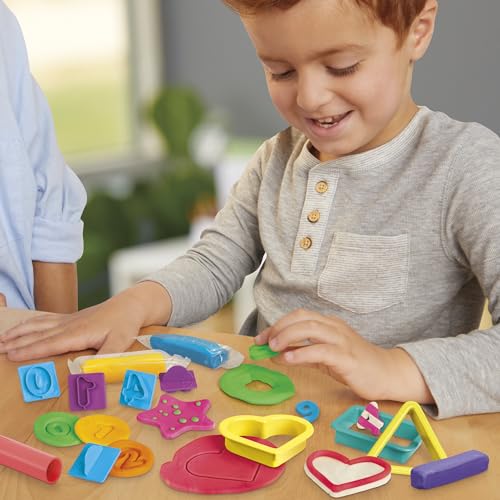 play-doh numbers and shapes playset with 17 tools amp 20 compound sticks back to school classroom supplies kids arts amp crafts preschool toys ages 3