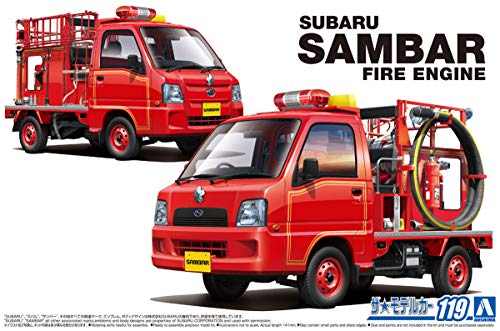 Kit Modelo 1/24 Subaru TT2 Sambar Fire Engine '11 miniatura 4