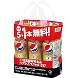 [トクホ] サントリー ペプシスペシャル ゼロ コーラ 490ml 5本+1本