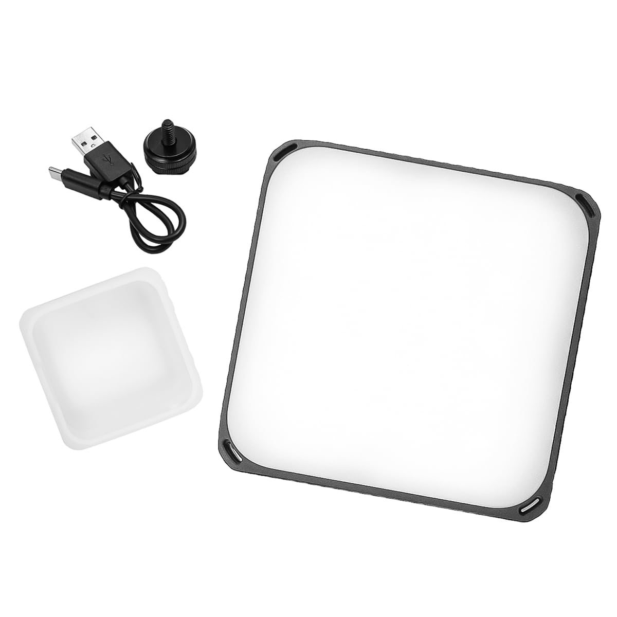 ZENIKO Multifunktionales Video Mini Zweifarben LED Licht, Temperatur, wiederaufladbar, Mini Fülllicht, 2500 K–8500 K, dimmbar, unterstützt magnetische Adsorption für Vlog Live Streaming – Rosa