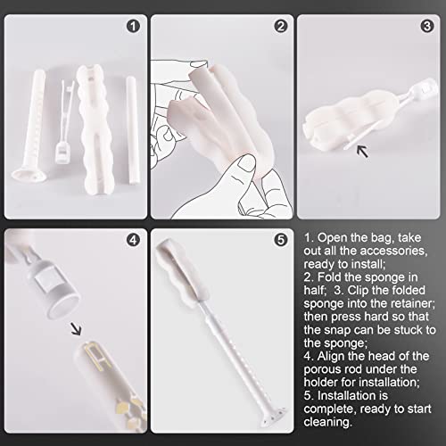 Sex Puppe Pflege Kits Männliche Masturbation Reinigung Kit enthalten wiederverwendbare Wasserabsorption Trocknen Stick, Sex Toy Cleaning Kit für künstliche Erwachsene Tasche Pussy Vagina Anal