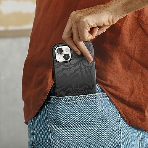OtterBox iPhone 14 Plus Symmetry Series+ Case - REBEL (Black), ultra-sleek, snaps to MagSafe, raised edges protect camera & screen - image 2