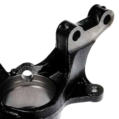 Image of Detroit Axle - Front Left Steering Knuckle for Toyota Sienna Highlander Lexus RX330 RX350 RX400h, Driver Side Steering Knuckle Assembly Replacement