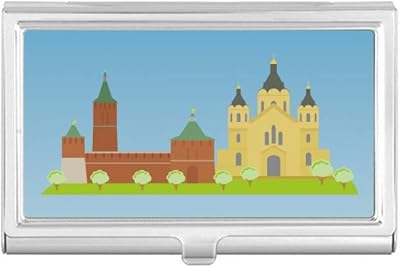 Nizhny Novgorod Russia National Symbol Business Card Holder Case Pocket Box Wallet