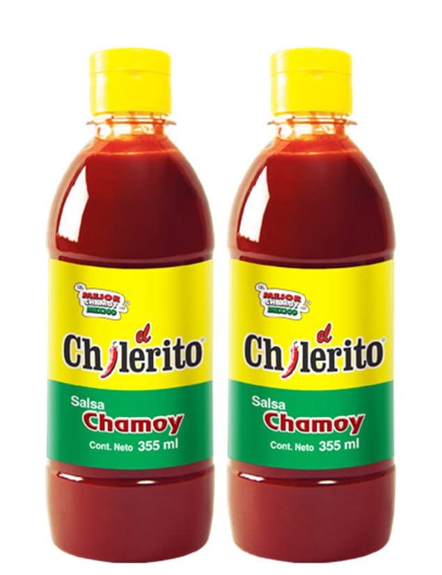 El Chilerito - Deliciosa Salsa Sabor Chamoy de 355 ml - Pack de 2 Promoo